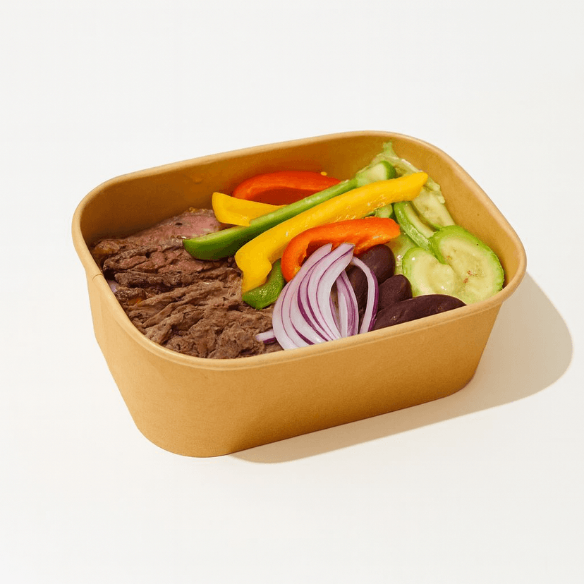 Grilled Tenderloin, Roasted Zucchini, Sweet Potatoes, Bell Pepper & Red Onion